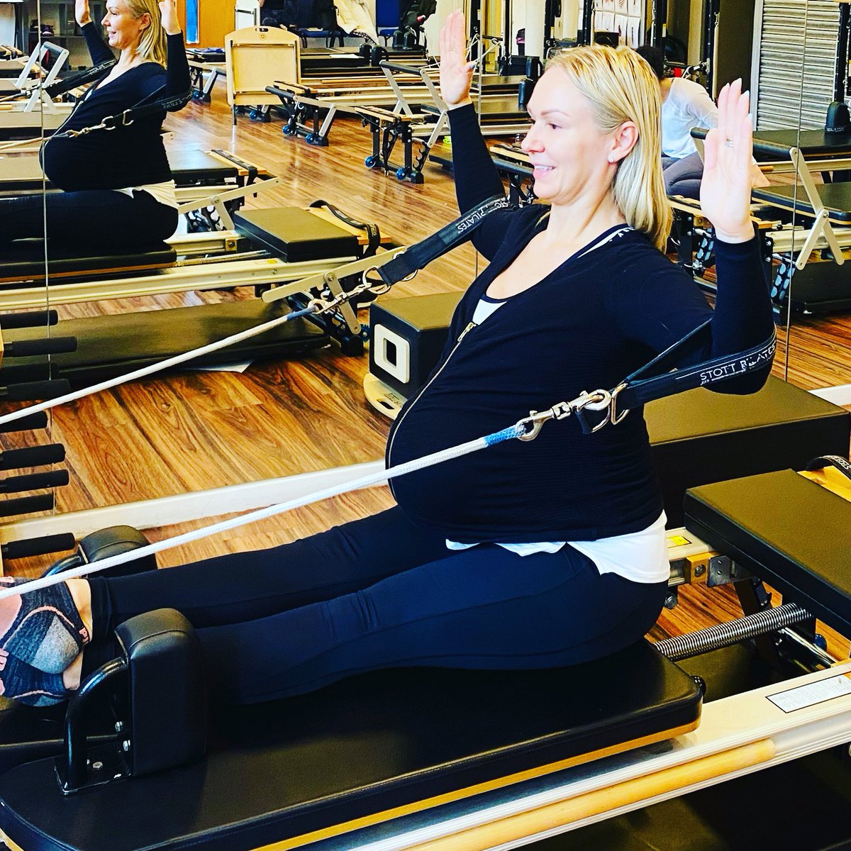 KRihanoff's tweet photo. I’ve grown a belly during my pregnancy reformer workshop with @YMCAEng_Wales 😳 #reformer #teacher https://t.co/lBEpQOYTHE