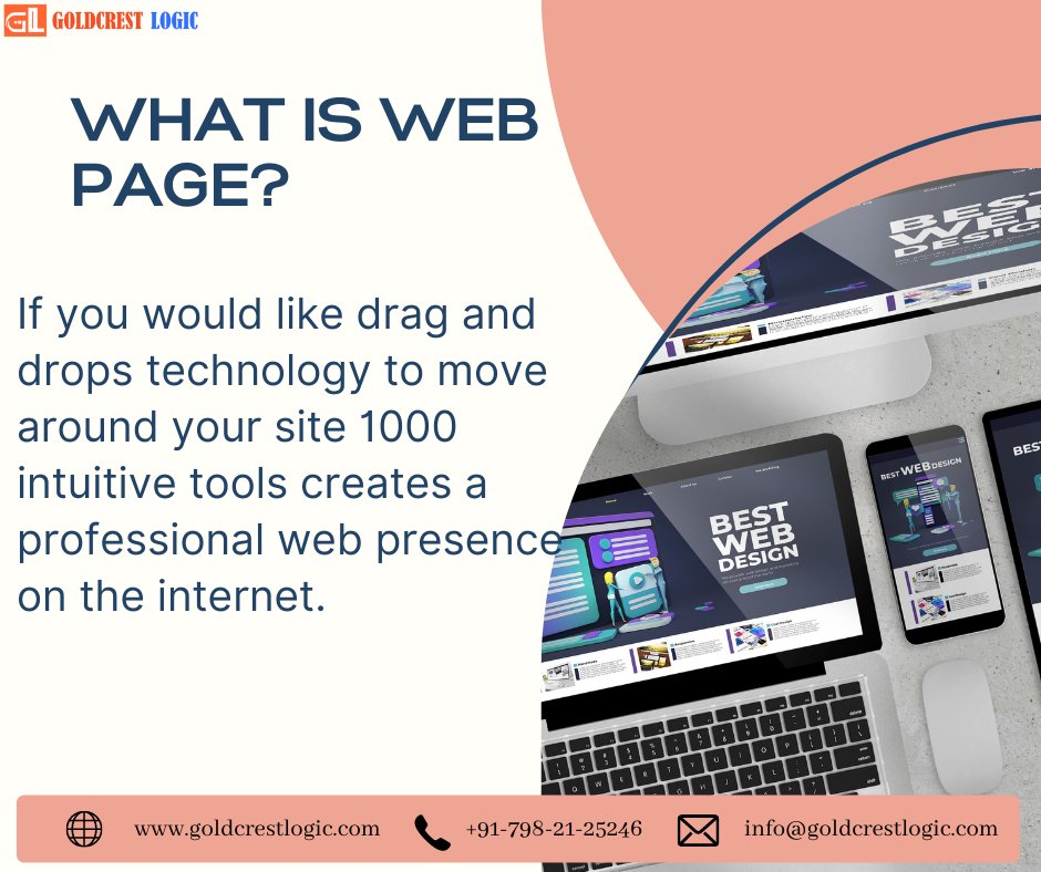 Goldcrestlogic's tweet photo. If you would like drag and drops technology to move around your site 1000 intuitive tools creates a professional web presence on the internet.
#Websitedesigningservice
#WebsiteDesigner
#Websitedesign https://t.co/NnEYTxIvSR