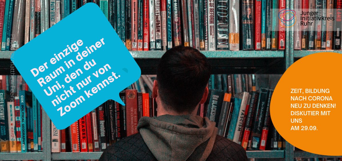 Am Freitag geht für viele die #Uni wieder los! 

Sind die Hochschulen durch #Corona digitaler geworden? Hat das nur Vorteile? Oder fehlt euch in #Lehre &amp; studentischem Alltag der persönliche Kontakt? Darum geht es am Mittwoch. Diskutiert mit!

Anmeldung: junger-ir.de/tt21