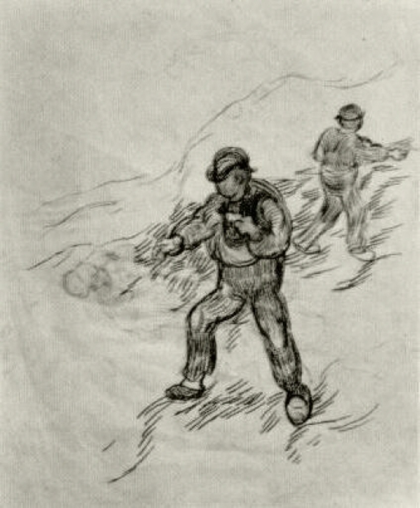 vangoghartist's tweet photo. Sowers, 1890 https://t.co/xPlfsRMk4F #postimpressionism #vangogh https://t.co/7dbA9f3man