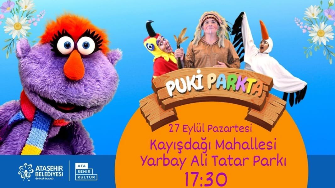 atasehirbld's tweet photo. Puki bugün 17.30’da Kayışdağı Mahalleli çocuklarımızla buluşacak. 

Çocuklar, sevimli kuklamız @pukiparkta Yarbay Ali Tatar Parkı’nda sizleri bekliyor. 😉 https://t.co/ebnrJ3F788
