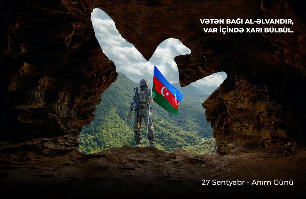 1 yıl önce bugün, Azerbaycan için zafere giden bir yol başladı... Bu yolda şehit olan tüm kardeşlerimizi rahmetle anıyoruz. 🇹🇷🇦🇿 #KarabağAzerbaycandır #AnımGünü