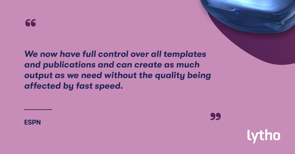 lythotweets's tweet image. We want to help you to maintain control over content, achieving high quality with no time delays!

#lytho #brandmanagement #digitalassetmanagement #content