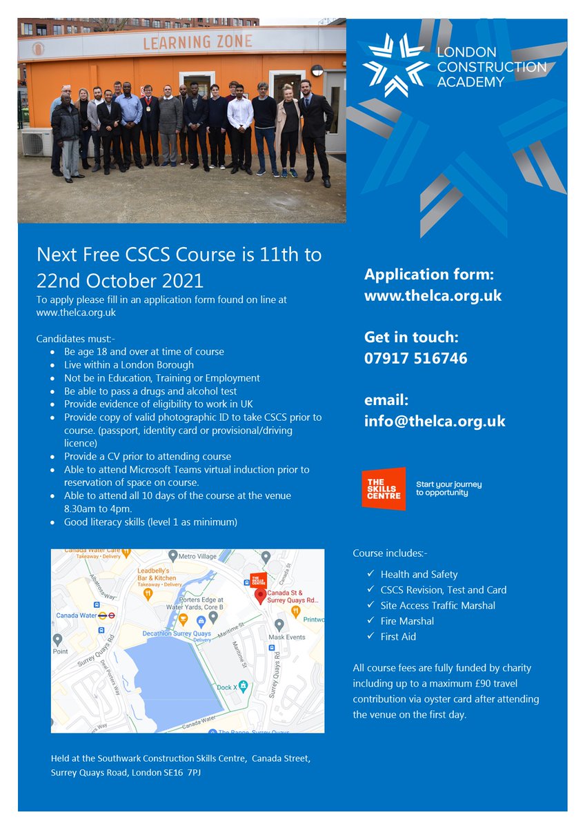 Spaces still available for our next course starting in 2 weeks time.