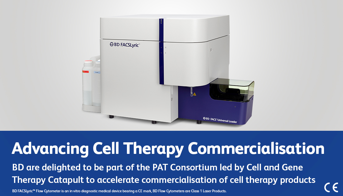 BDandCo's tweet photo. BD are delighted to be part of the #PATConsortium led by @CGTCatapult to accelerate commercialisation of cell therapy products. Find out more here: https://t.co/izIxDGk9p9
#BD #celltherapy #CGTCatapult https://t.co/DbvAx1FIY0