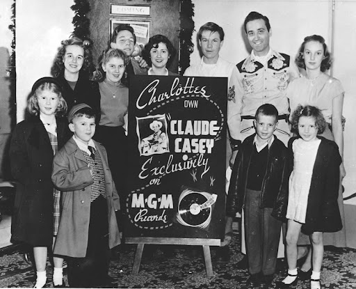 Sept 27th, 1938: Claude Casey and his Pine State Playboys record "Happy Cowboy" for Bluebird in Rock Hill, SC. Tune in to Radio Bristol at 10am ET to hear it! #radiobristol #oldtimemusic #78rpm #rootsmusic #countrymusichistory #claudecasey #cowboymusic
