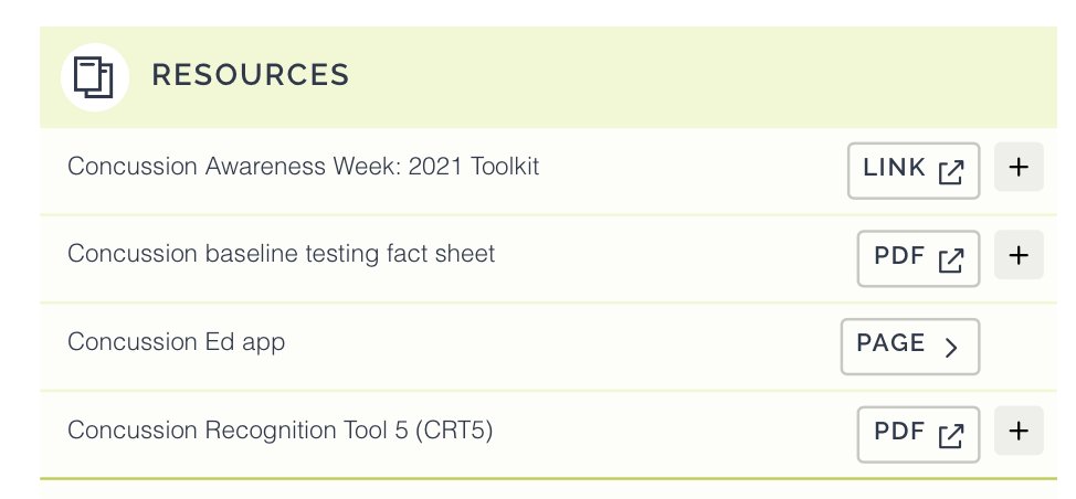 It is National #ConcussionAwarenessWeek! 🧠 Check out our #ConcussionEd resources to understand more about how to recognize and manage concussion at ow.ly/s6NA50GgM0B #CheckforConcussion