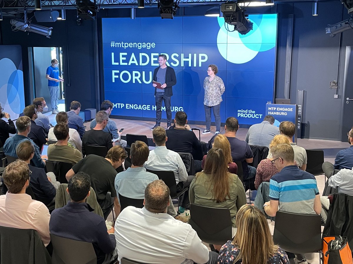 ProductAtHeart_'s tweet photo. Finally! 👋 We are back with an #IRL event in Hamburg. 🥳 So happy to be in one room with so many great #productleaders for our #MTPEngage leadership event 2021. https://t.co/qkH73QRY8m