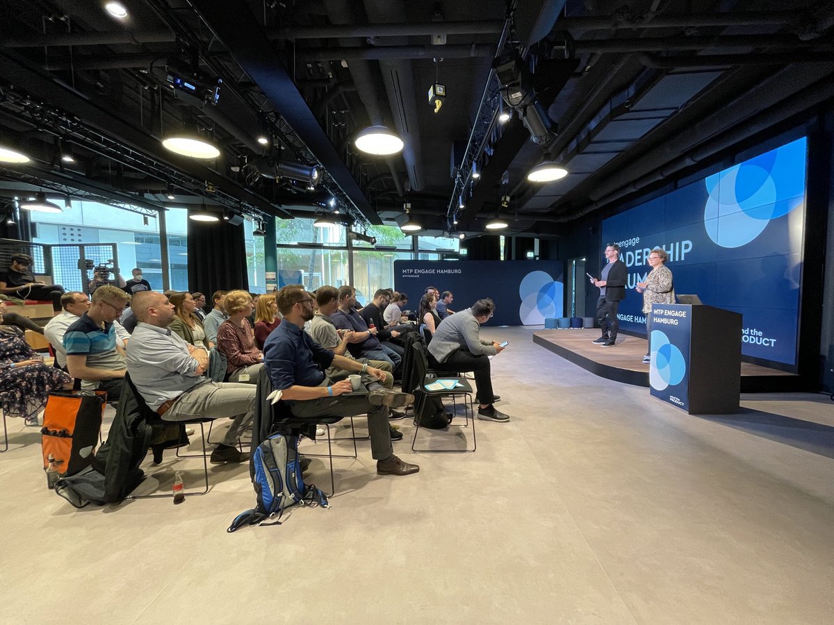 ProductAtHeart_'s tweet photo. Finally! 👋 We are back with an #IRL event in Hamburg. 🥳 So happy to be in one room with so many great #productleaders for our #MTPEngage leadership event 2021. https://t.co/qkH73QRY8m