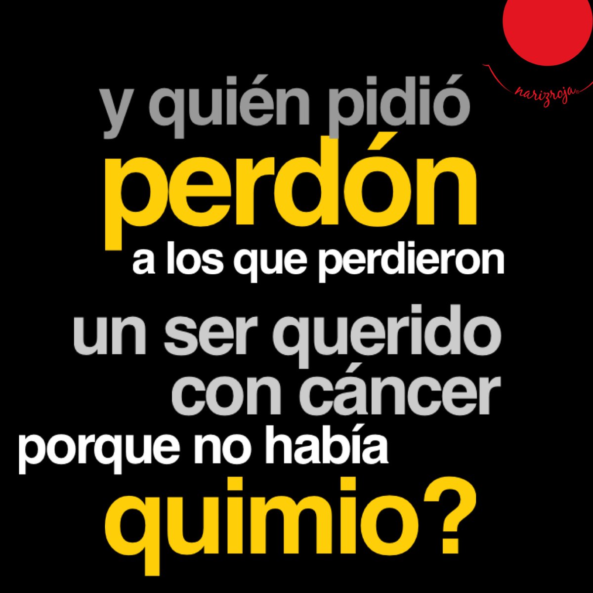 NARIZROJAAC's tweet photo. El gobierno está preocupado por recibir disculpas de cosas que pasaron hace mucho tiempo y a los miles que han perdido un familiar por cáncer en los últimos años al no recibir su tratamiento , quien les va a pedir disculpas? O es una petición legítima pero exagerada? #LesFallaron https://t.co/ZDKaDFaAEZ