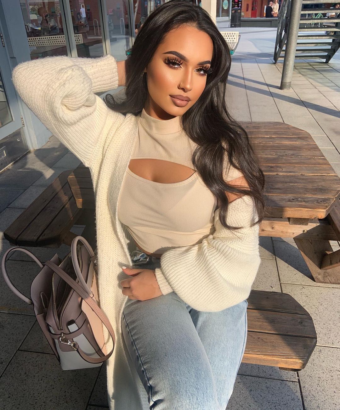 SHEIN on X: Outfit inspo this season: cream tones 🍦 IG: kamxss Shop now>>   #SHEIN #SHEINgals #SHEINFW21   / X