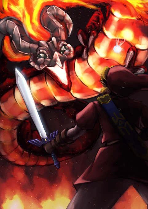灼熱穴居竜 ヴァルバジア

#Zelda #時のオカリナ 