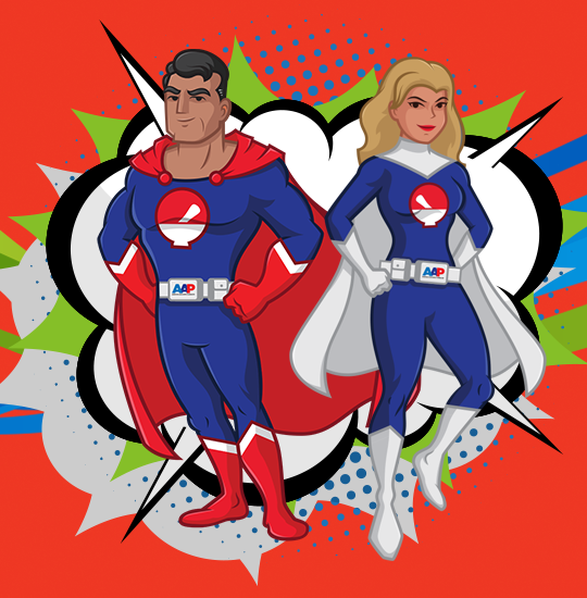 RXAAP's tweet photo. These champions of the pharmaceutical industry represent our AAP SUPER-pharmacists and will be your hosts at the 2022 #AAPConference and we need your help naming them! Share your best ideas with us and we will announce winners this Friday, Oct. 1 when registration opens! https://t.co/CFisf7evQL
