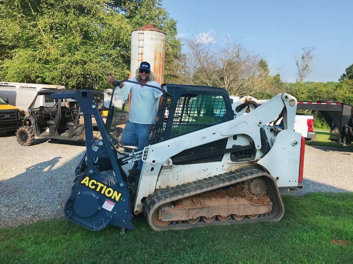 actionrents's tweet photo. Today's #ActionMan Ryan bought a new #Loftness #mulchinghead from our #Cartersville #ACTION team!

#ActionEquipment #GeorgiaConstruction #EquipmentRentals #Construction #TakeAction #ConstructionEquipment https://t.co/O1UQ6W447x