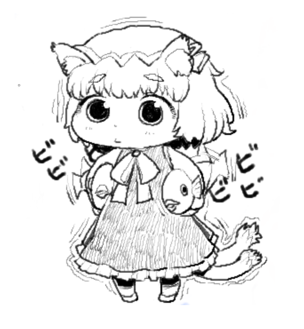 可愛いちぇんは揺れに弱いのだ 