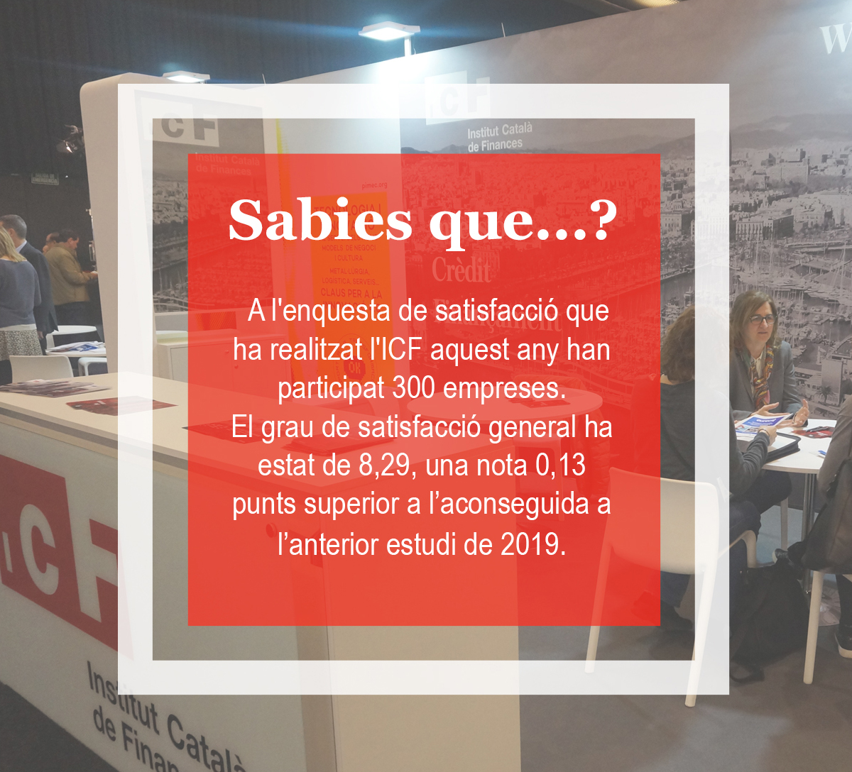 icfcat's tweet photo. 🧐Sabies que L'#ICFcat realitza enquestes entre els seus clients que li permeten tenir una visió evolutiva de la #satisfacció de les empreses i posar en marxa plans de millora concrets? https://t.co/Y3FRknWsi5
