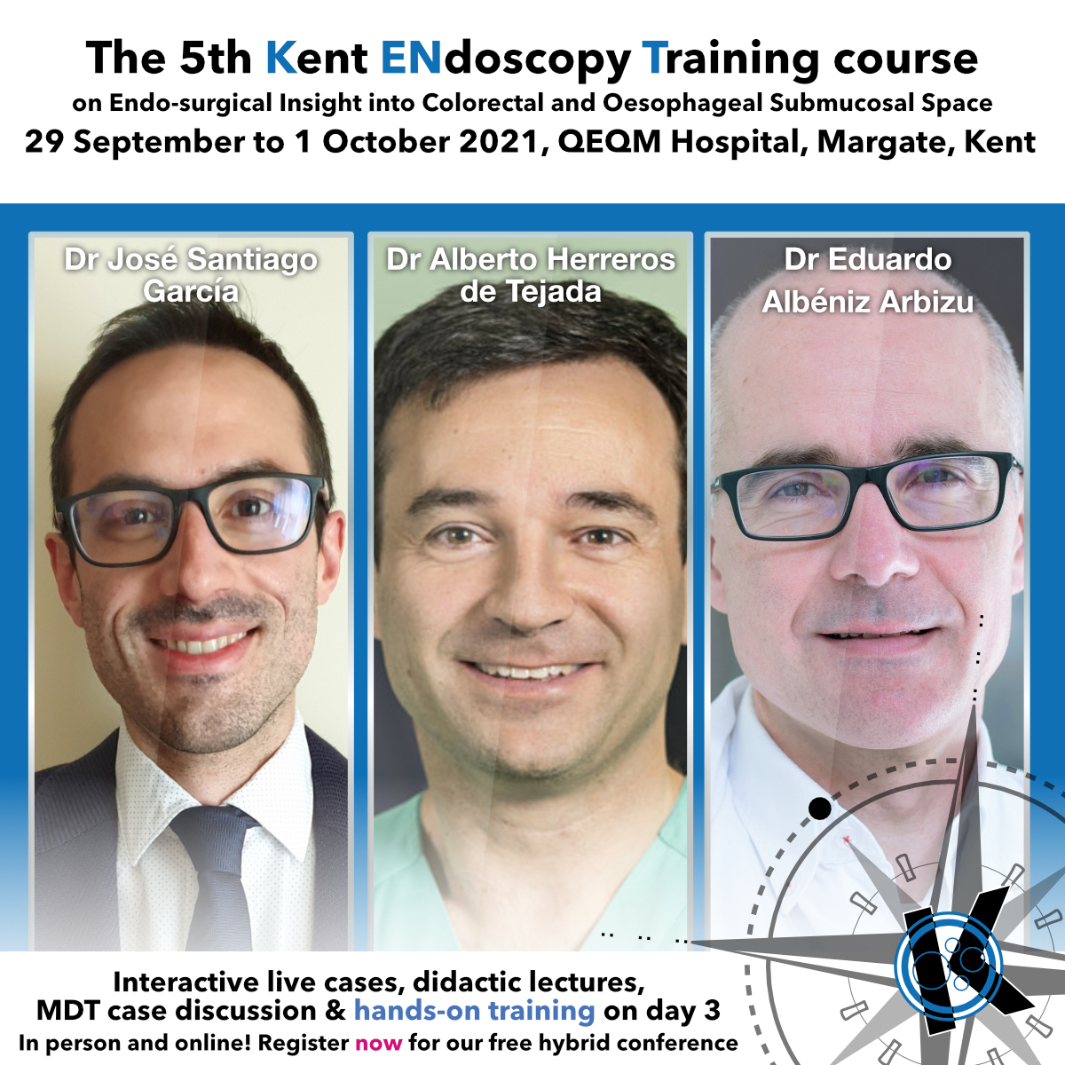 kentendosurgery's tweet image. FREE REGISTRATION to attend live cases and lectures
by Dr Santiago, Dr de Tejada and Dr. Albeniz!
sayso.health/events/kent-co…
@BritSocGastro @KMMSmedschool @EKHUFT @tsiamoulos