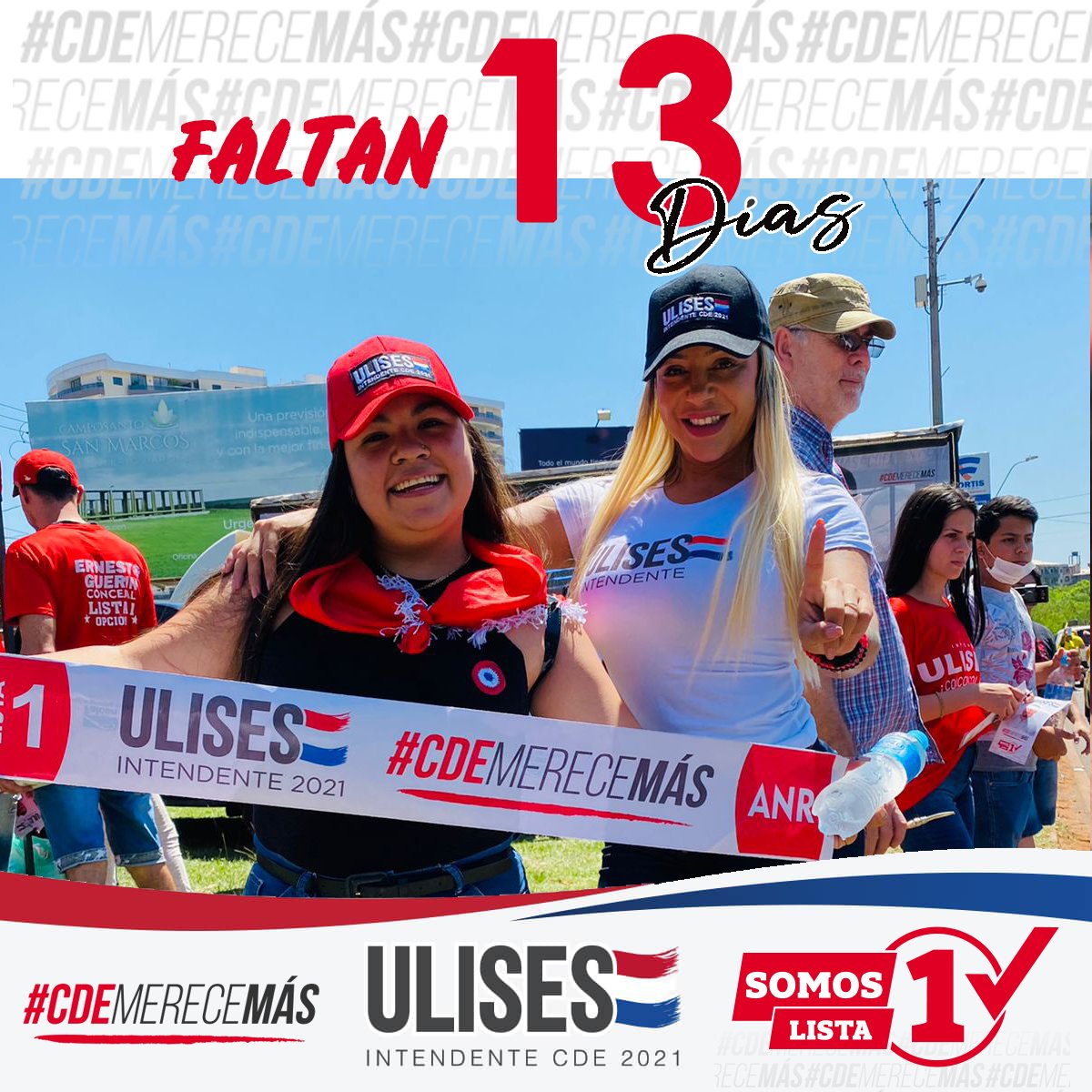 UliQuintana's tweet photo. Estamos cada día más cerca ! Somos Lista 1️🚩
#ULISESINTENDENTE
#LISTA1
#CDEMERECEMAS https://t.co/uquKSSSItN