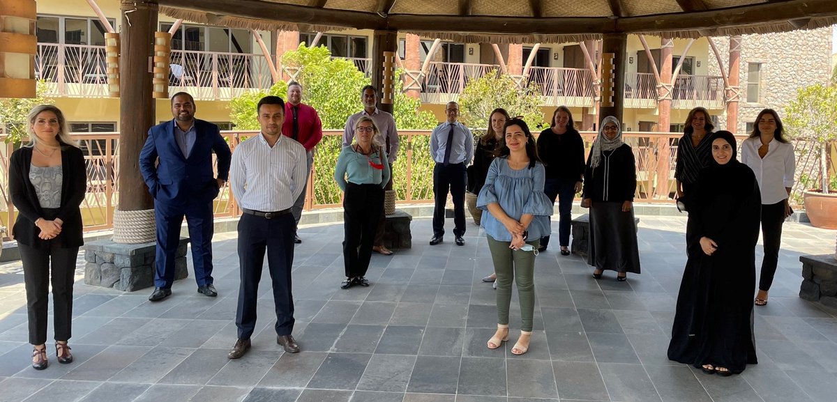 LMargenau_TCS's tweet photo. The impressive and truly dynamic #TradeTeamUAE got together this week to strategize.  
In the next 6 months, we will welcome 25+ delegations and visitors to @Expo2020Dubai and @CanadaExpo2020!  Business is back in #UAE and we are excited to see all our friends and partners again! https://t.co/Ex8mN6OdQZ