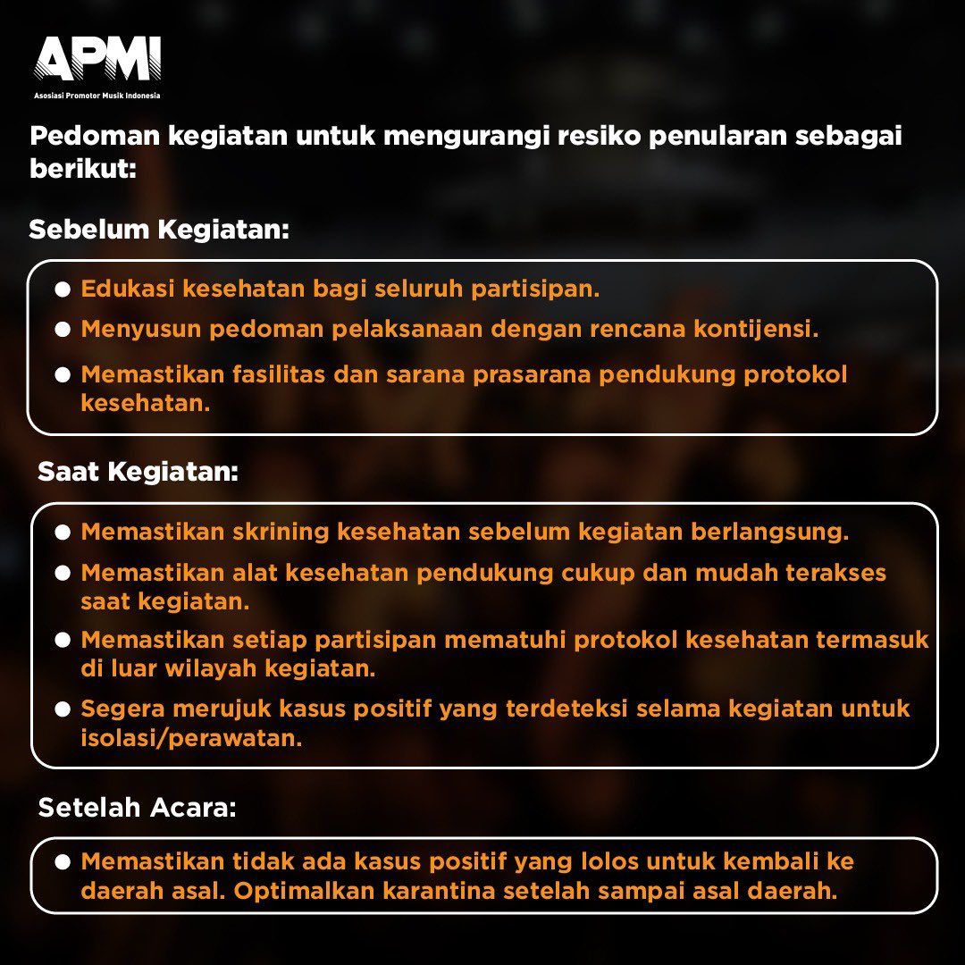 APMI (Asosiasi Promotor Musik Indonesia) tweet media