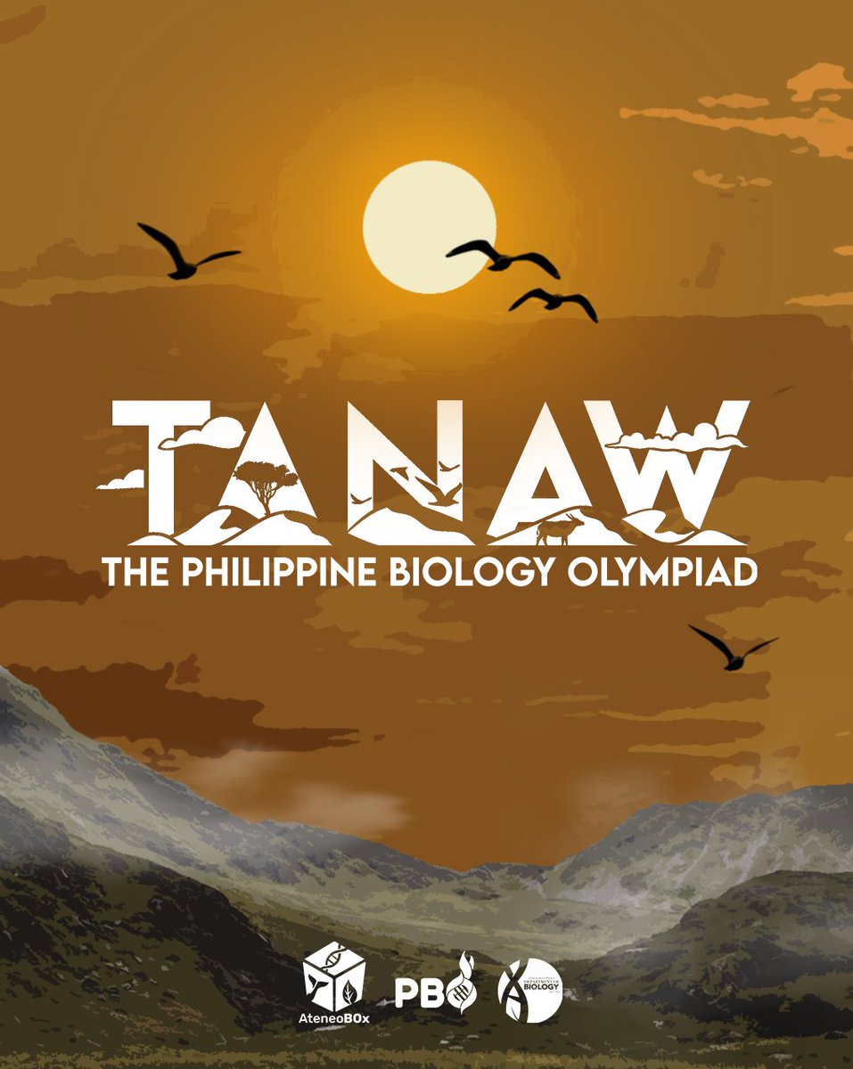 pbolympiad's tweet photo. Look beyond! 

Are you ready to scale the impasse and reach greater heights?

𝗢𝗰𝘁𝗼𝗯𝗲𝗿 𝟭, 𝟮𝟬𝟮𝟭

Save the date for the official opening of registration of the Philippine Biology Olympiad 2022: TANAW.

Stay tuned for further details on the event in our official FB Page https://t.co/03LpcwVQKD