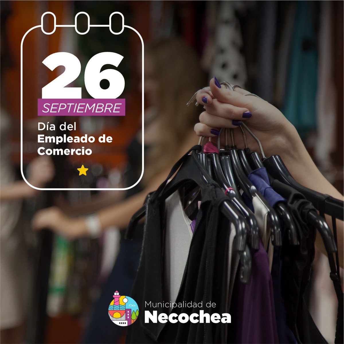 ProduccionNeco's tweet photo. #DíaDelEmpleadoDeComercio
Informando que algunos negocios mantendrán sus persianas bajas con motivo del traslado del feriado, queremos saludar a quienes se esfuerzan para brindar una atención de excelencia en los distintos comercios de nuestro distrito.
😉 ¡Disfruten su descanso! https://t.co/smN3xdV0B2