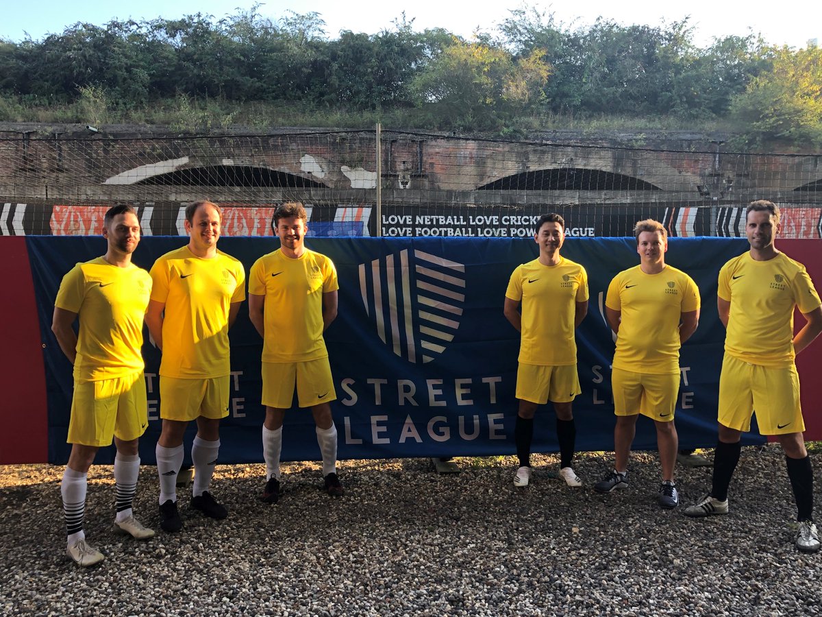 Well done to the <a href="/RopesGray/">Ropes & Gray</a> football team who took part in the #CVCSLTournament, helping raise funds for @Street_League. bit.ly/3zM9iEP