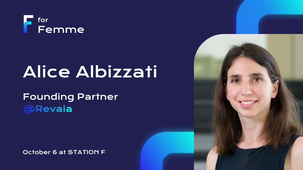 joinstationf's tweet image. 💰 Money will also be an important topic with women that are making a difference in the sector: @AlbizzatiAlice, Founding Partner at @Revaia_Cap (ex Gaia Capital Partners), Christine de Wendel, CEO US &amp;amp; Co-founder of @sundayapp_ &amp;amp; @MariaScettaT, Co-founder and CEO of @deltaBlock_