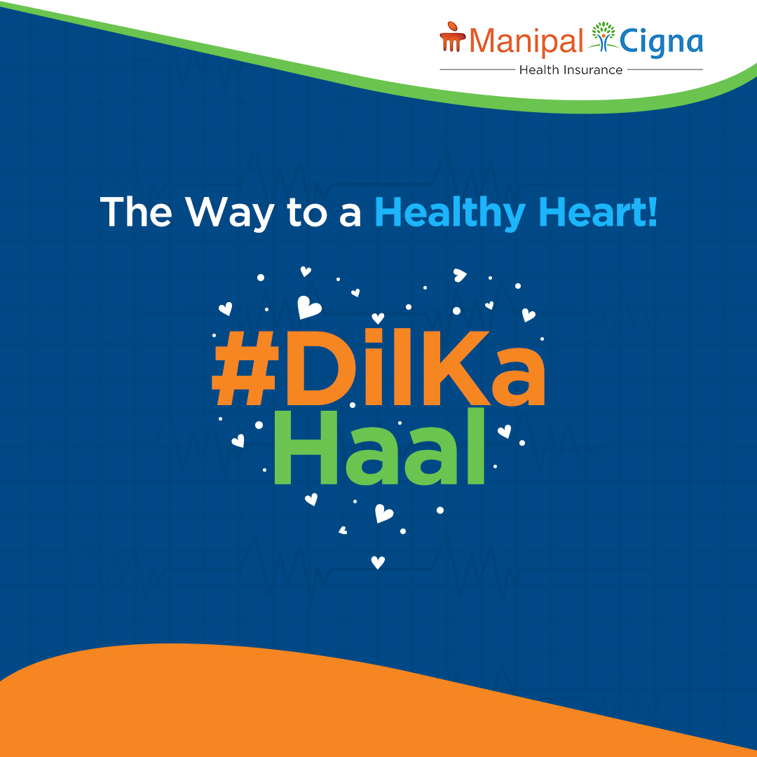ManipalCigna's tweet photo. Did you know even the smallest changes can improve your heart health? It’s very important to take care of your #DilKaHaal! Let’s pledge to take better care of one of the most important organs in our body! Tag a friend below and comment #DilKaHaal to take this pledge with us. https://t.co/1N2BIeeS6v
