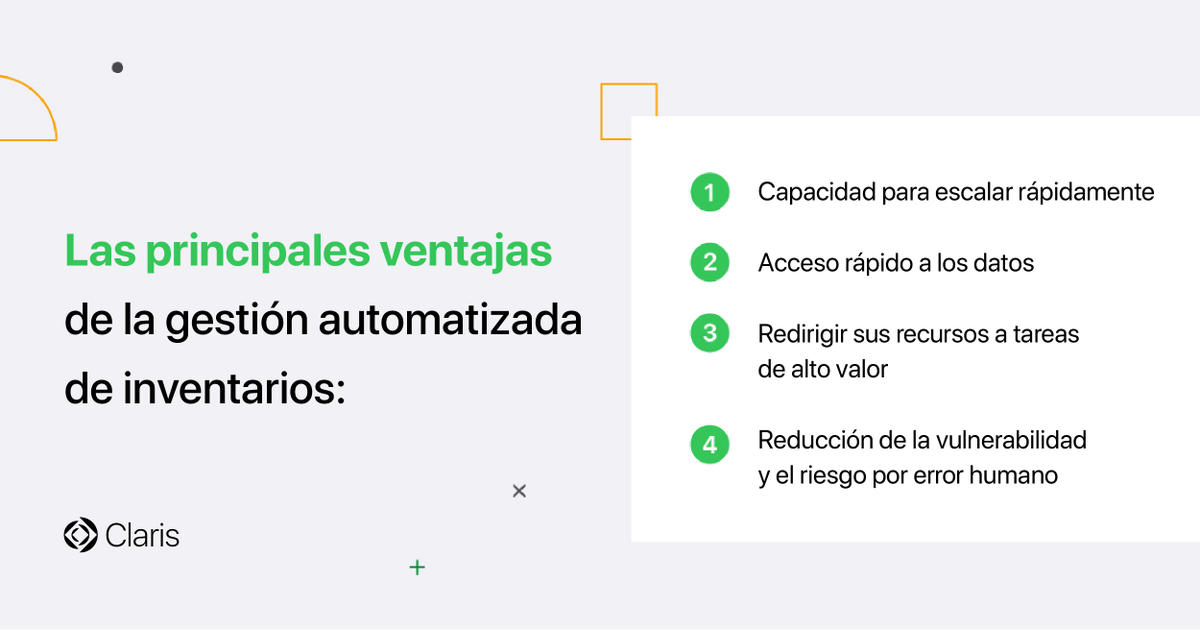 es_claris's tweet photo. Impulse el éxito mediante la automatización. Manténgase al tanto del inventario con sistemas automatizados. 📦  Descubra cómo: https://t.co/D6guRvJXuZ 
#filemakertips #developer #lowcode #nocode https://t.co/eFKuGJjmMR