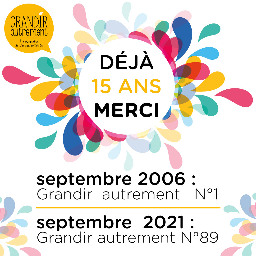 GrandirAutremen's tweet photo. 🥳 Il y a 15 ans, notre premier numéro faisait sa sortie. 
Grâce à vous 88 autres numéros accompagnés de hors-séries ont pu voir le jour, merci infiniment.
Grandir autrement a besoin de vous! 
https://t.co/FEzXvHM4cI
#magazine #maman #famille #enfant #ecofriendly #parenting #help https://t.co/noWz6JAsJ7
