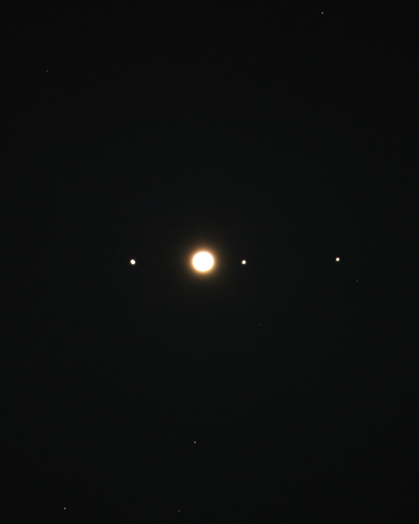 Galileo was the first person to view the moons of Jupiter. I setup my gear different that usual (this time with far less resolution) to try and recreate Galileo's original observations and show you what he saw over 400 years ago.⁠

More details: instagram.com/nightskyflying