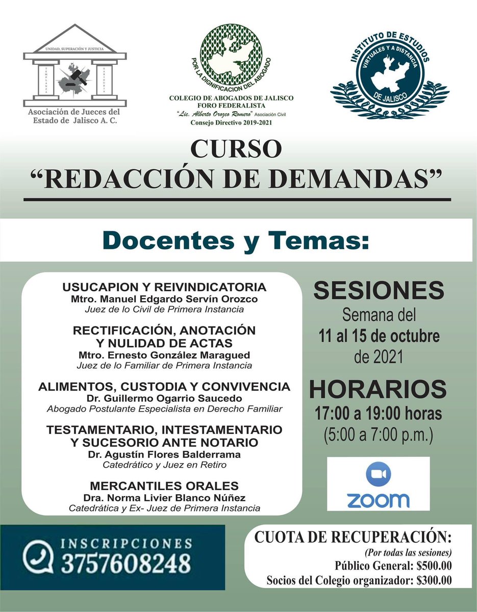 Forofederalista's tweet photo. Para Inscripciones al WhatsApp 3757608248. 📞📱

Cupo limitado. https://t.co/HktyhAI4Dj
