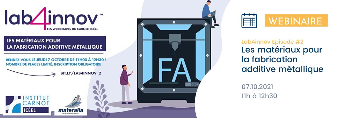 pole_materalia's tweet photo. 📢[Webinaire Episode #2 LAB4INNOV] #MatWebinaire

📅07.10.21
🕐11H à 12H30

🔍+ d'infos : https://t.co/ssv1CzHC0e
🎟️inscription : https://t.co/skl0eVEJ5t

#webinaire #LabInnov #Innovation https://t.co/S9MXVsneMW