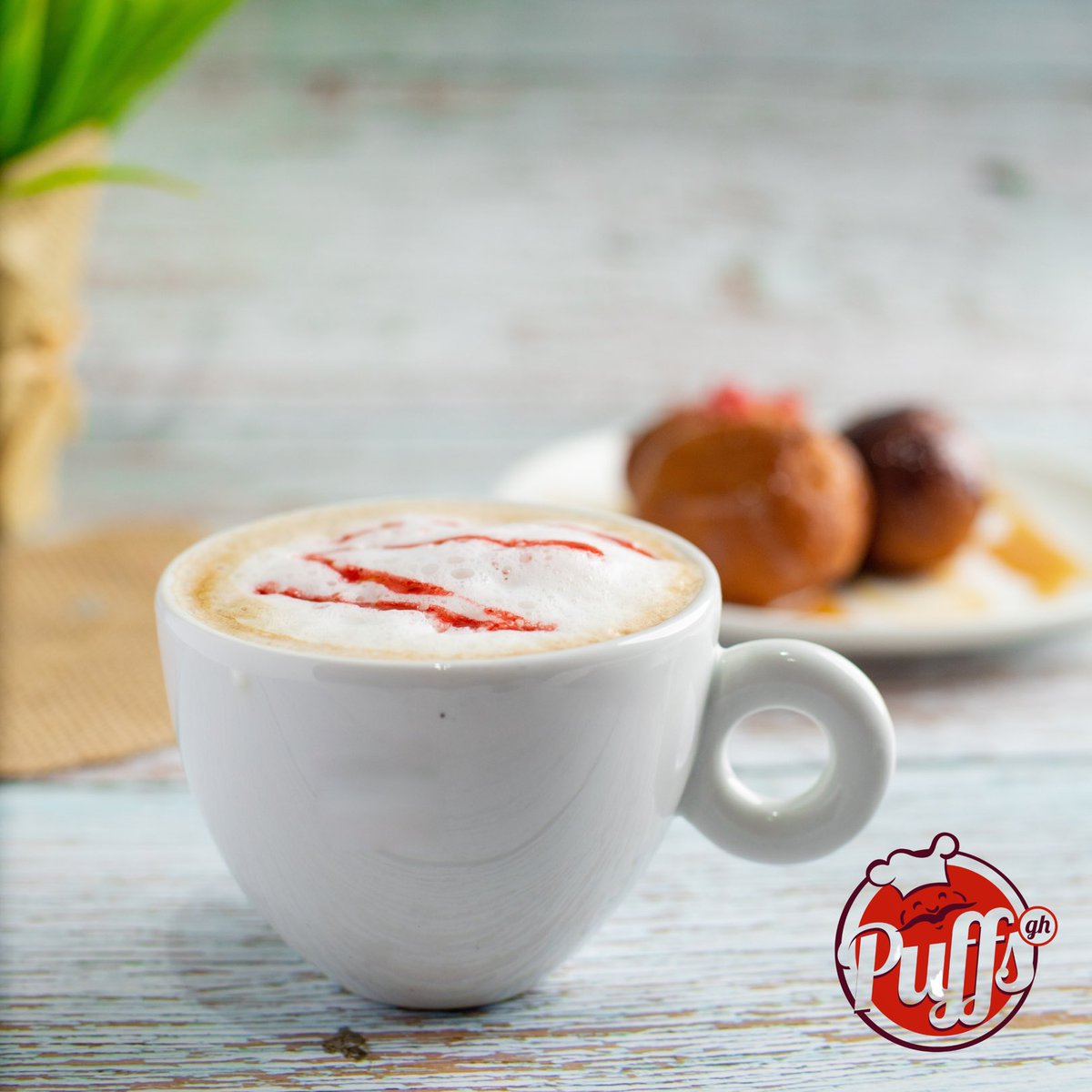 GhPuffs's tweet image. And suddenly it’s Monday again. 
When life gives you Monday, Take a sip of our special cappuccino and sparkle all week. 

 #bofrot #puffpuff #mondayvibez