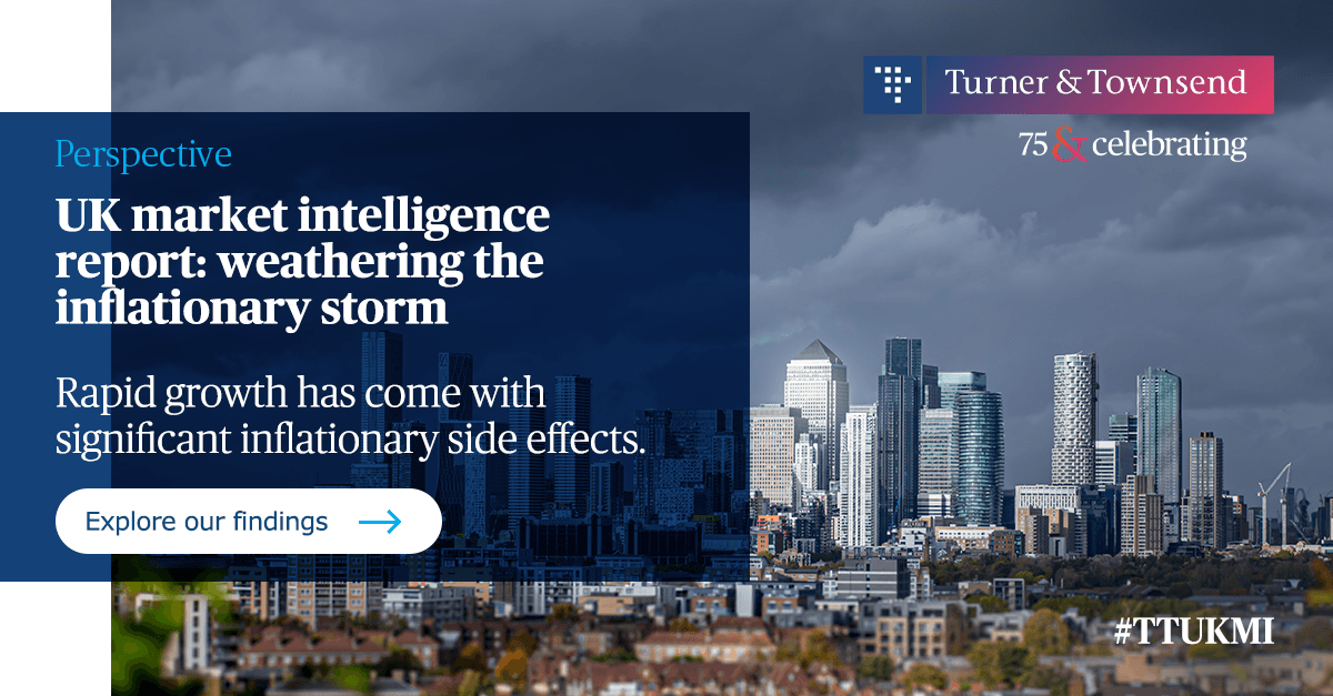 turnertownsend's tweet photo. Our UK market intelligence for autumn 2021 examines the outlook for the UK #construction industry and looks at what is behind the extraordinary inflationary pressure it faces: https://t.co/LqtjRzVPDj
#TTUKMI https://t.co/rRHdRYQV00