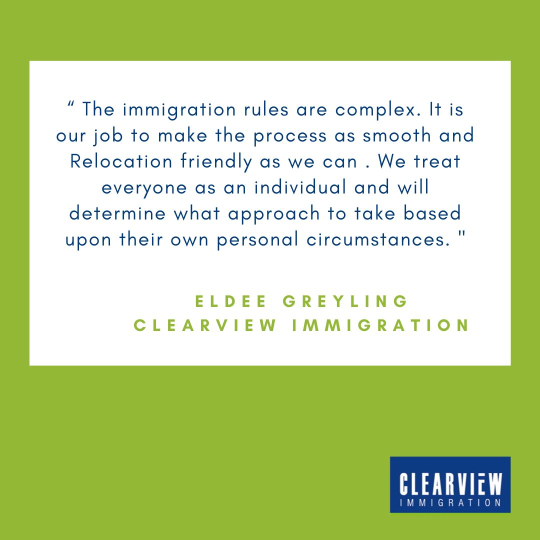 ClearviewRelo's tweet photo. This is an insert to the conversation with the Director of Clearview Immigration- Eldee Greyling on all things Clearview Immigration!

For the full article visit the link below: 
https://t.co/w19wHO4oEt

For more immigration information click the link:  
https://t.co/a84PdN3xHR https://t.co/37Esor8qK7