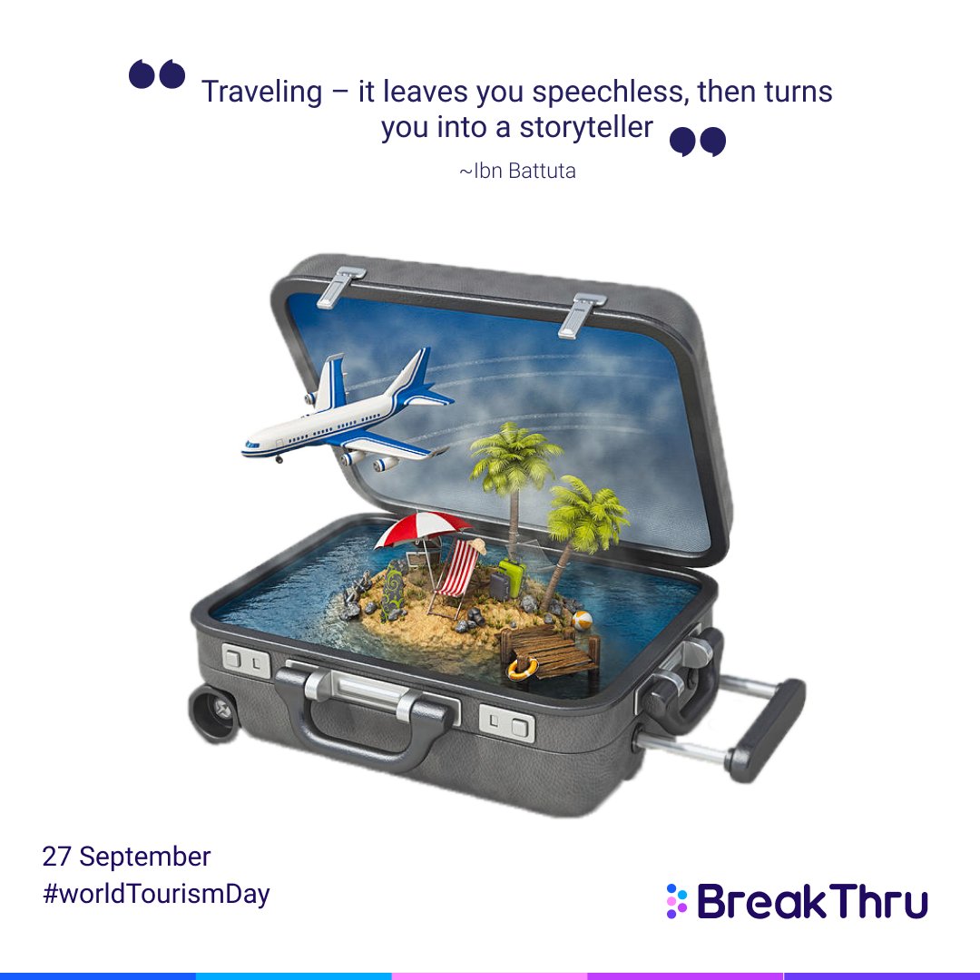 BreakThruPK's tweet photo. Spread your wings and let's start traveling again.

Happy #worldtourismday travel responsibly and safely.

#worldtourismday2021 #safetravels #travelandtourism #vacation #tourism #tourists #travel #travelsafely #traveltheworld #breakthru https://t.co/3uRJ3QHw1E