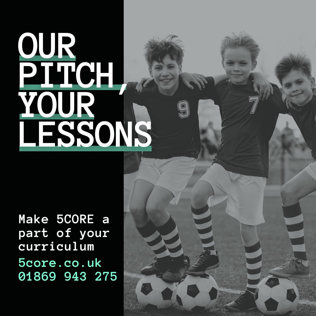 5coreteam's tweet image. Our pitch, your lessons. Utilise our multi-functional indoor #sports and #football 3G pitch for #students at local #schools in #Bicester #Oxfordshire for PE lessons, enrichment, team building &amp;amp; much more! 1st session FREE. Get in touch at bookings@5core.co.uk ⚽️ #TEAM5CORE