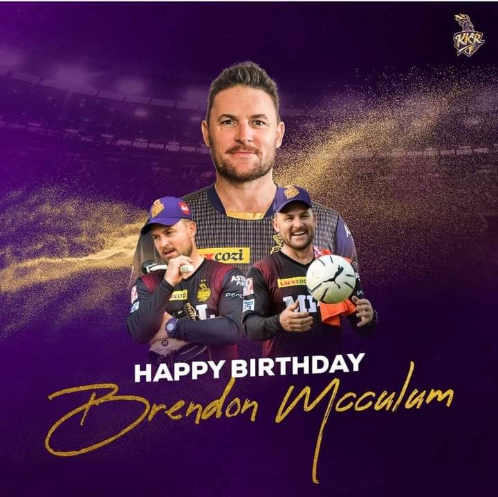 Happy birthday!my idol.
Sir legend Brendon McCullum 