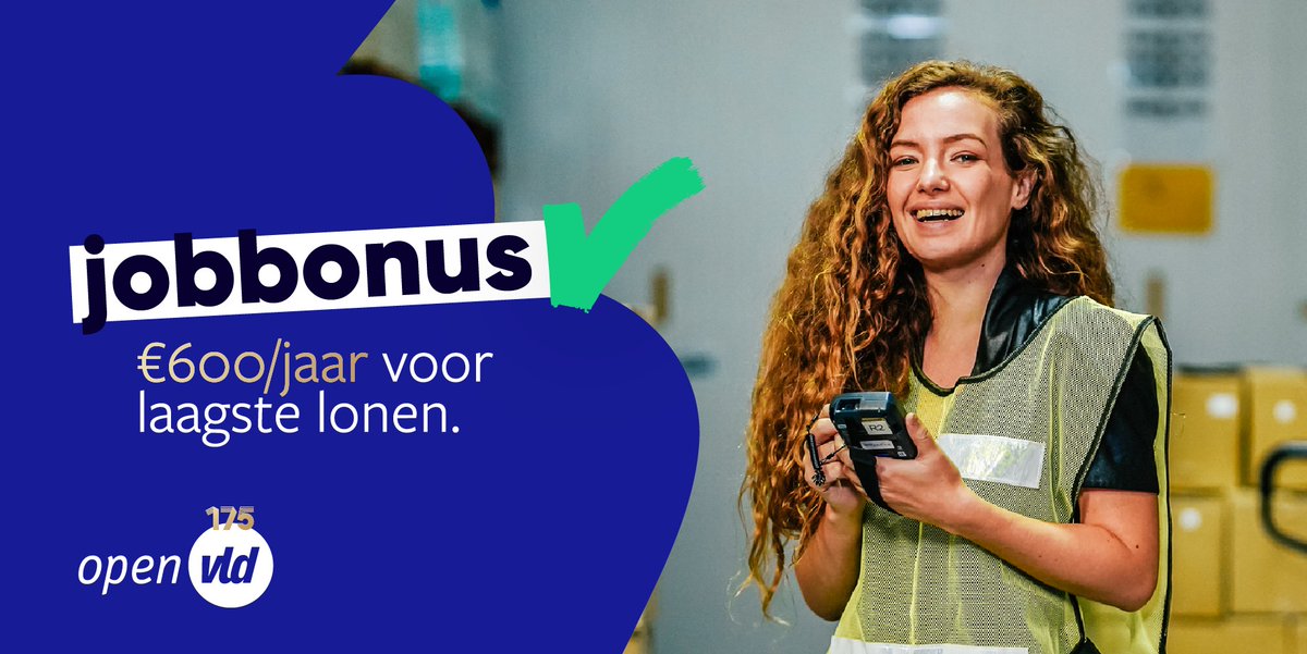 Een jobbonus voor de laagste lonen en voor zelfstandigen. Wie werkt zal beter beloond worden 👌 #septemberverklaring