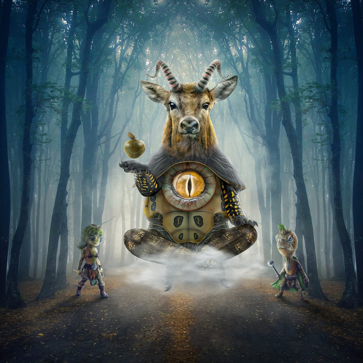 spielsinn1's tweet photo. Working on chapter 1 of the Beastical story. Each chapter will have 6 scenes. This is scene 5 - the Turtapple Oracle. More Details soon.
#spielsinn #turtapple #oracle #beasticals #story #chapter1 #scene5 https://t.co/fYP1nrznL7