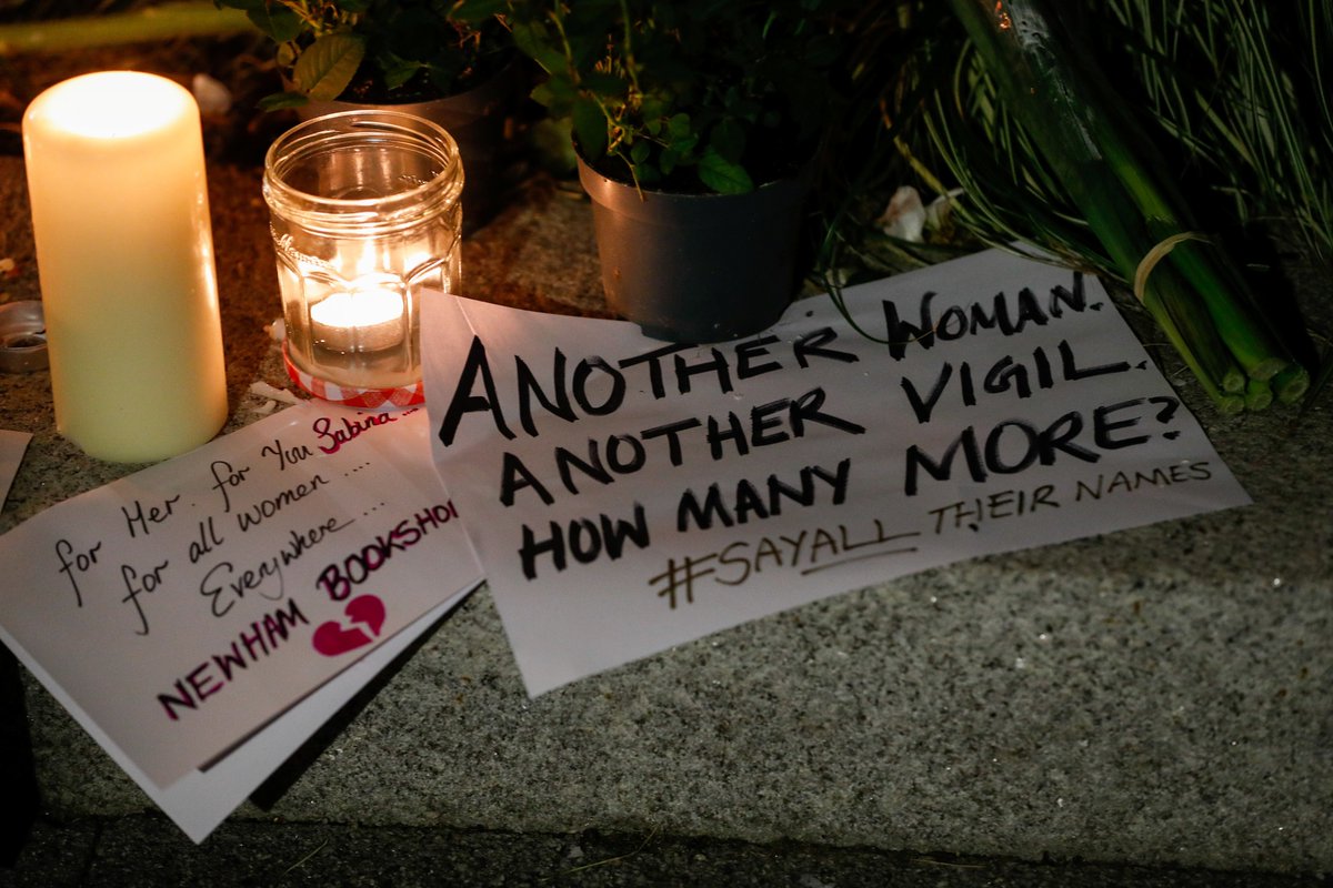 ajplus's tweet photo. UK police arrested a 3rd suspect in the murder of London teacher #SabinaNessa, who was killed after disappearing on a 5-min walk to meet a friend.

2 other suspects have been released. At a vigil, family said: "Our world is shattered."

There is 1 femicide in the UK every 3 days. https://t.co/nD1tc2kYi6