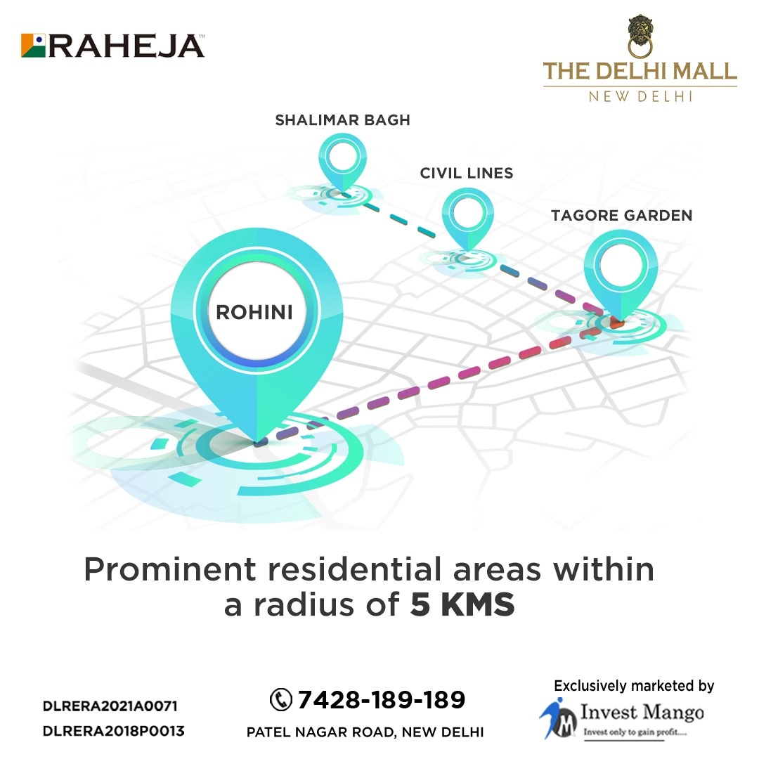 investmango's tweet photo. Prominent residential areas within a radius of 5 kms & a drive of 15 minutes 🚗
»» Rohini
»» Tagore Garden
»» Civil lines
»» Shalimar Bagh
»» Janakpuri.
.
.
#location #thedelhimall #rahejadevelopers #leelaskyvillas #newdelhi #raheja #newdelhi #centraldelhi #locationadvantage https://t.co/sJCRtxf7SV