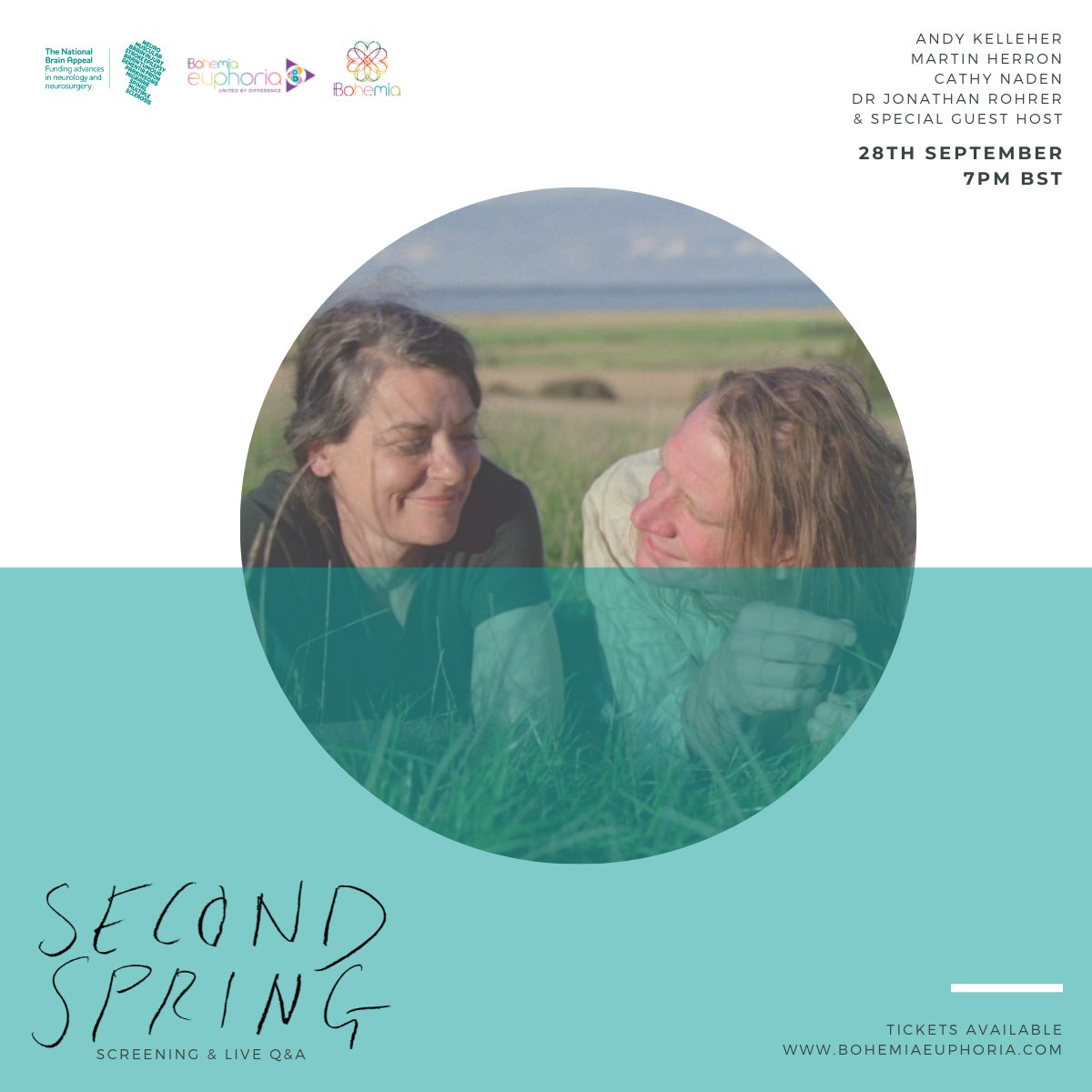 BrainAppeal's tweet image. #WorldFTDAwarenessWeek Join us tomorrow at 7pm for the exclusive virtual screening of @2ndSpringFilm. The film will be followed by a Q&amp;amp;A with Dir. Andy Kelleher &amp;amp; @RareDementia's Prof. @jonrohrer.

Claim your FREE ticket by using voucher code NBAFREE 👉 bit.ly/SSLIVE21
