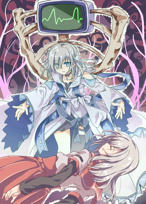 #過去作で自分が最高だと思う絵を1枚載せて5rtを目指せこれだと思う完成するのに15時間は要してるぞ!フンフン 