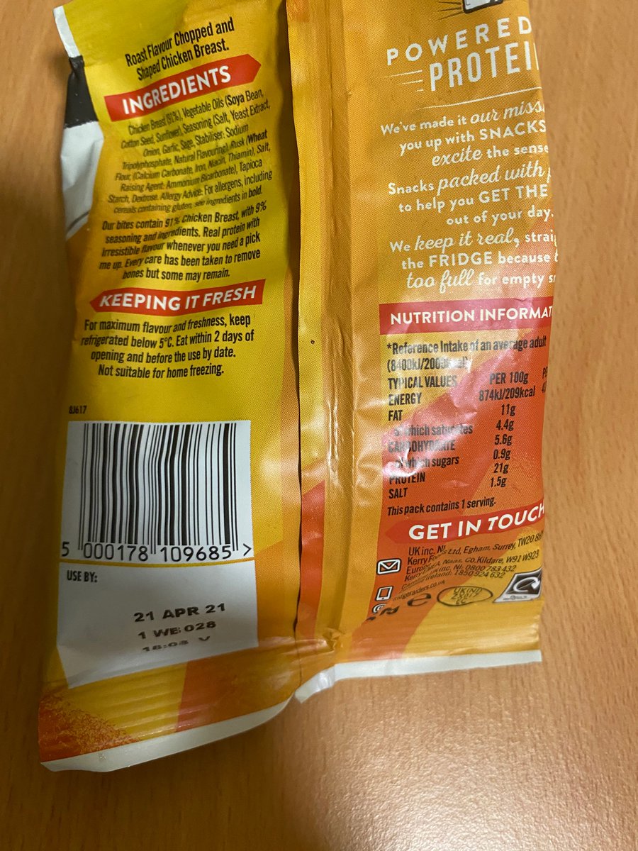 RowlingsBen's tweet photo. Bought this today in @Tesco Wigan was nearly sick 🤮🤢. Please check what your putting on your shelves. I know their is shortage but April is disgusting 😡 https://t.co/hDXCs9RBLE