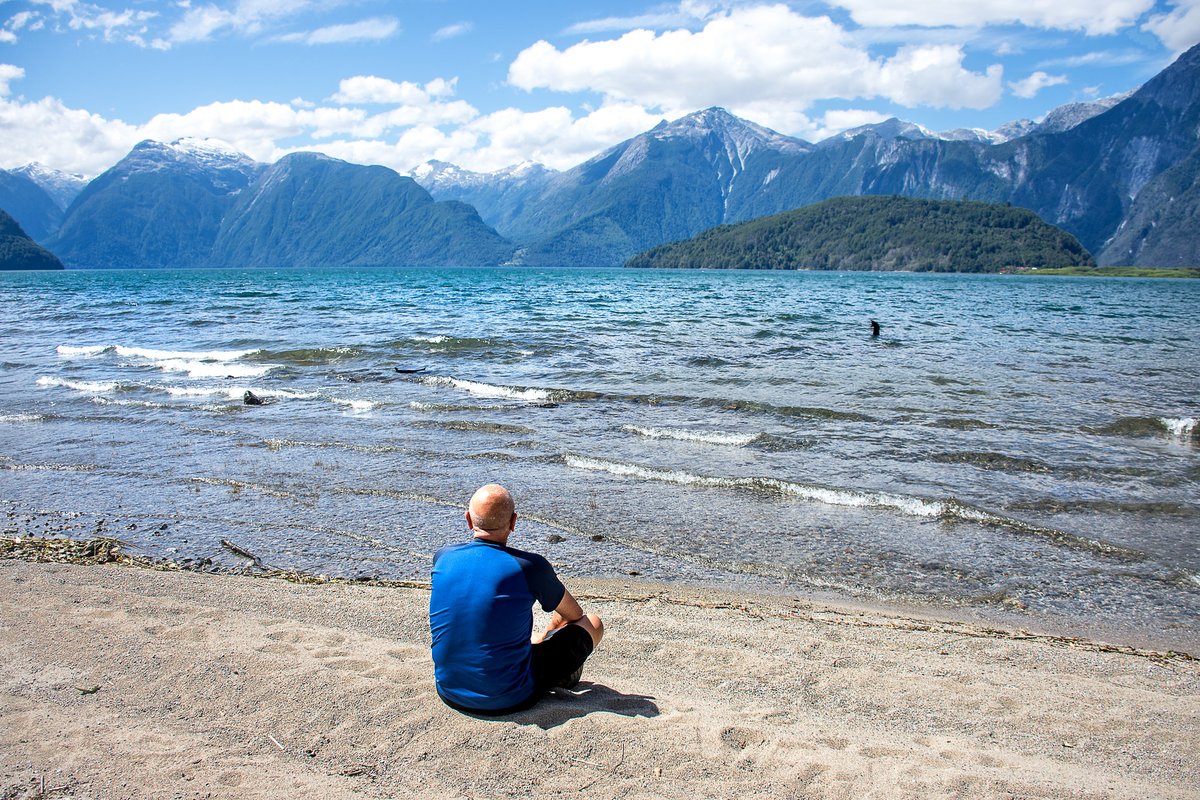 Me and the Andes ~ at peace in Chile. #Chile #Andes #AndesMountains #SouthAmerica <a href="/ThePhotoHour/">#ThePhotoHour</a> <a href="/StormHour/">#StormHour</a> @LensAreLive #photography #travel #travelphotography #nikonphotography