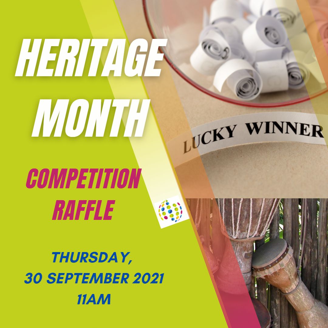 Interdot_'s tweet photo. On the 30th September 2021 at 11h00. Interdot will be hosting A Heritage Month Competition Raffle. Make sure you do not miss it... Sounds like fun! 💯💯💯💯💯💯 https://t.co/u81qwkhYZB