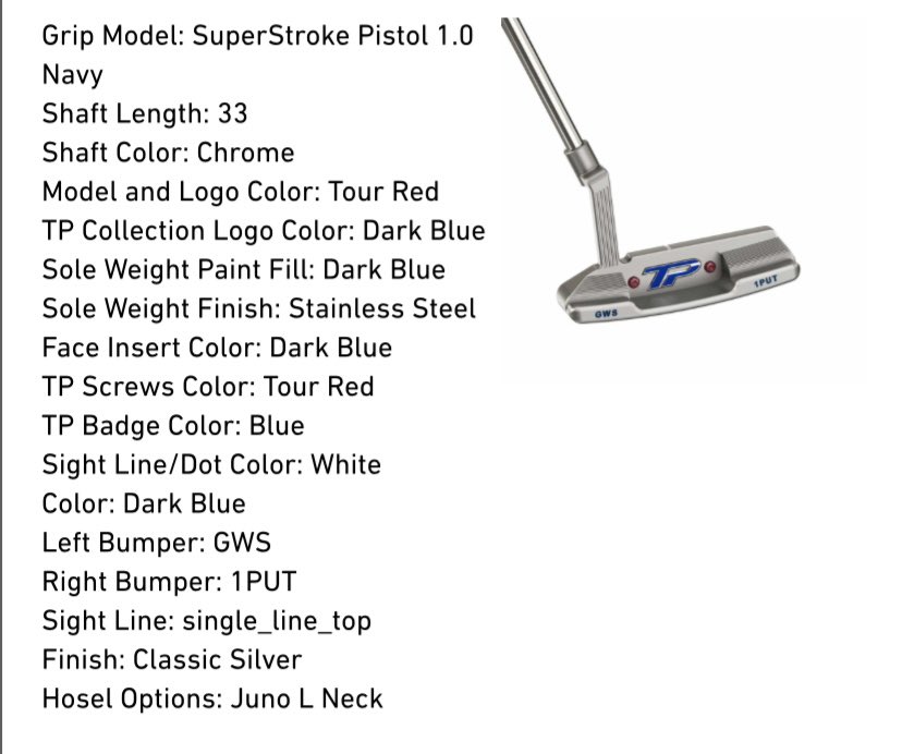 GordStewartGolf's tweet image. Time to get creative and design your very own @TaylorMadeTour TP putter taylormadegolf.co.uk/MyTP-Putter/DW… 🔴🟠🟡🟢🔵🟣⚫️⚪️ #MyTP #1PUT
